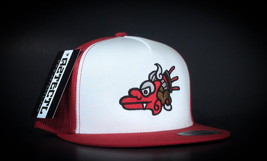 Red Trucker White Front  -  Ehecatl / God of Wind
